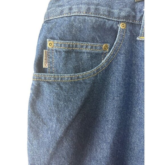 Carhartt 381-83 Mens Denim Relaxed Fit Work Jeans Size 42 X 30 NEW - Picture 2 of 7